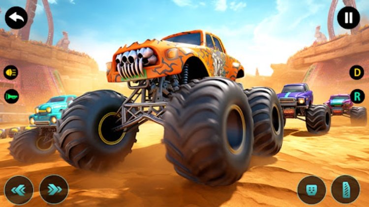 真正的怪物卡车赛车游戏