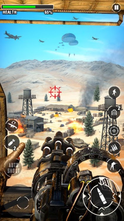 Machine Gun Shoot: 枪战 游戏 和平精英
