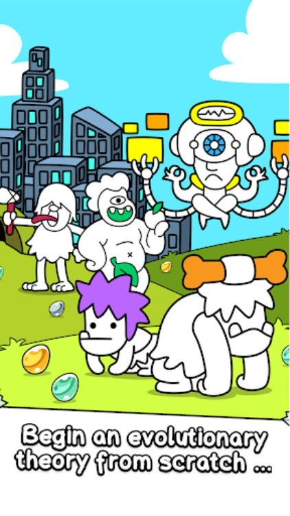 Human Evolution: Merge Game