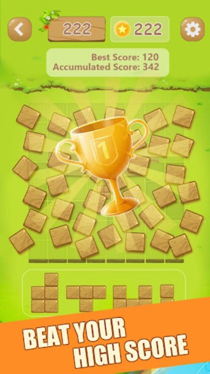 Puzzle Green Blocks