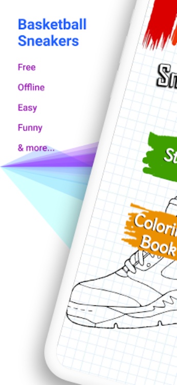 Basketball Shoes Coloring Book