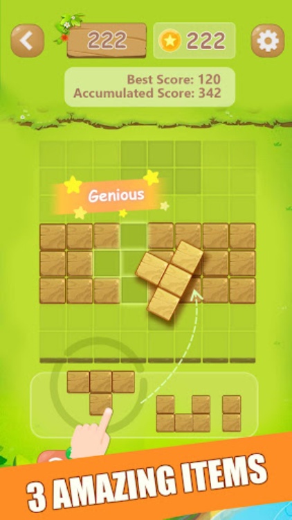 Puzzle Green Blocks