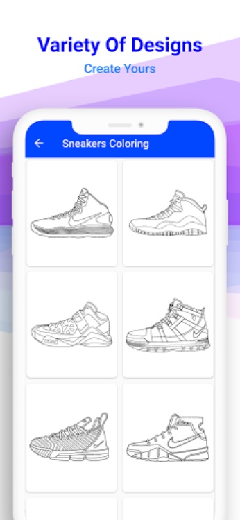 Basketball Shoes Coloring Book