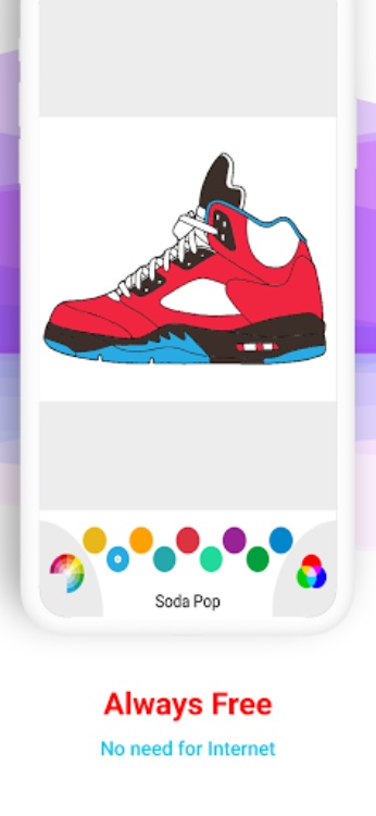 Basketball Shoes Coloring Book