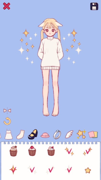 색연필 소녀 : 옷입히기 게임