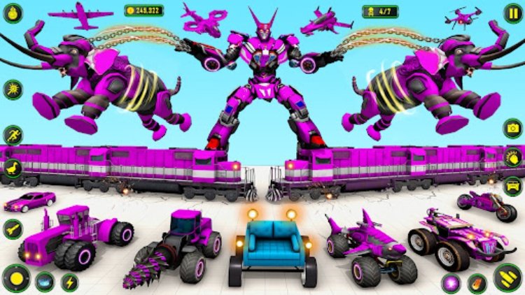 大象机器人汽车游戏：机器人游戏