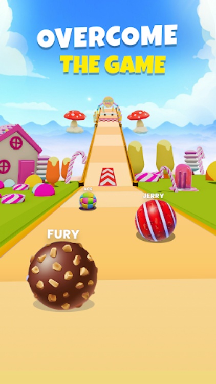 Candy Ball Run  Rolling Games