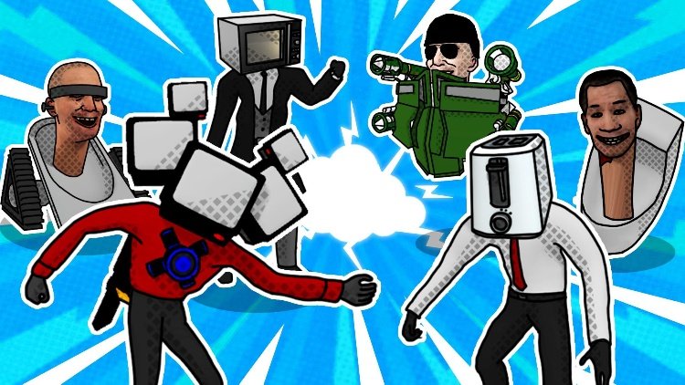 合并蓝色怪物超级英雄