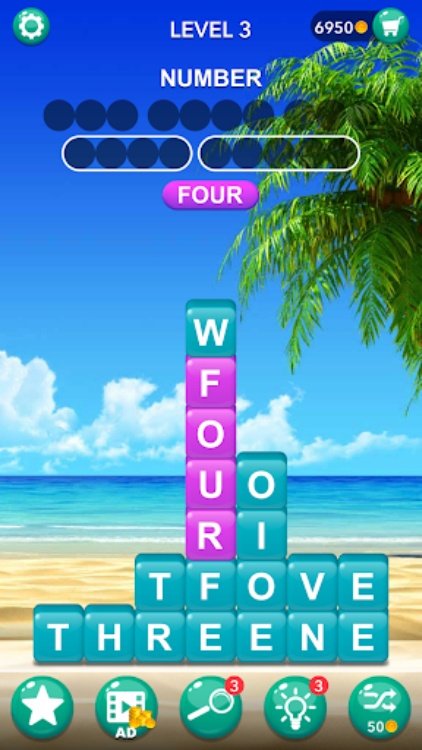 Word Tiles :Hidden Word Search