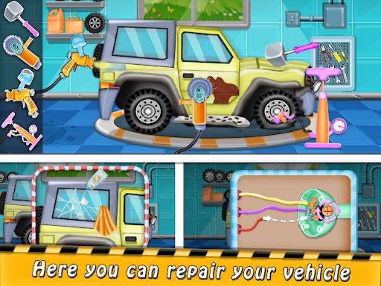 Construction Truck Kids Game