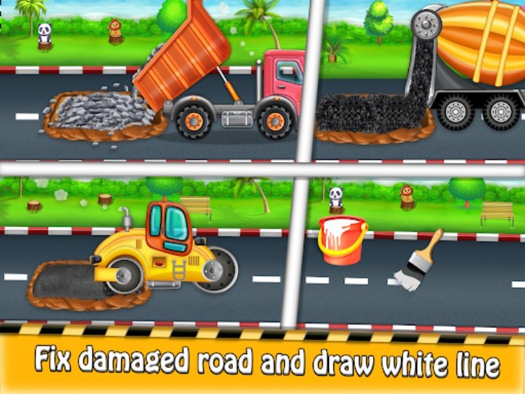 Construction Truck Kids Game