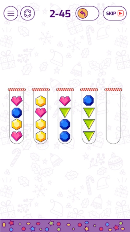 Bubble Sort Color Puzzle Game