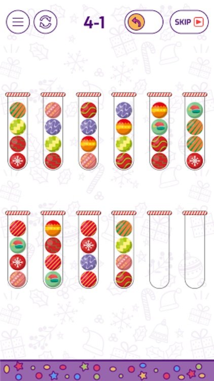 Bubble Sort Color Puzzle Game