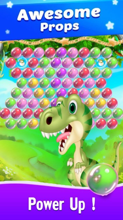 Dino Bubble Shooter Primitive