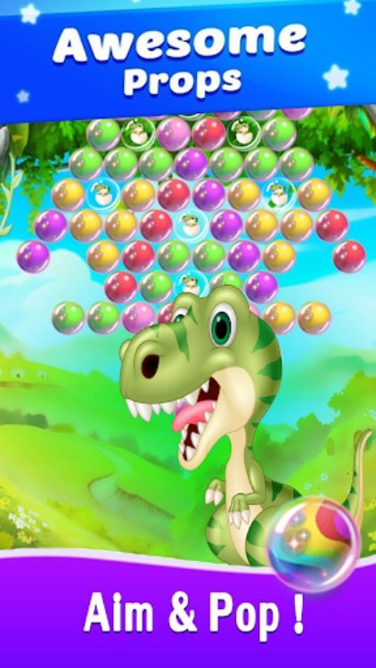 Dino Bubble Shooter Primitive