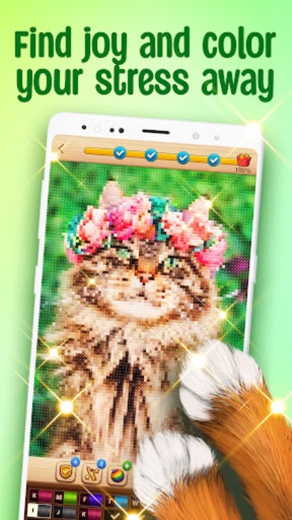 CrossStitch: Coloring Book