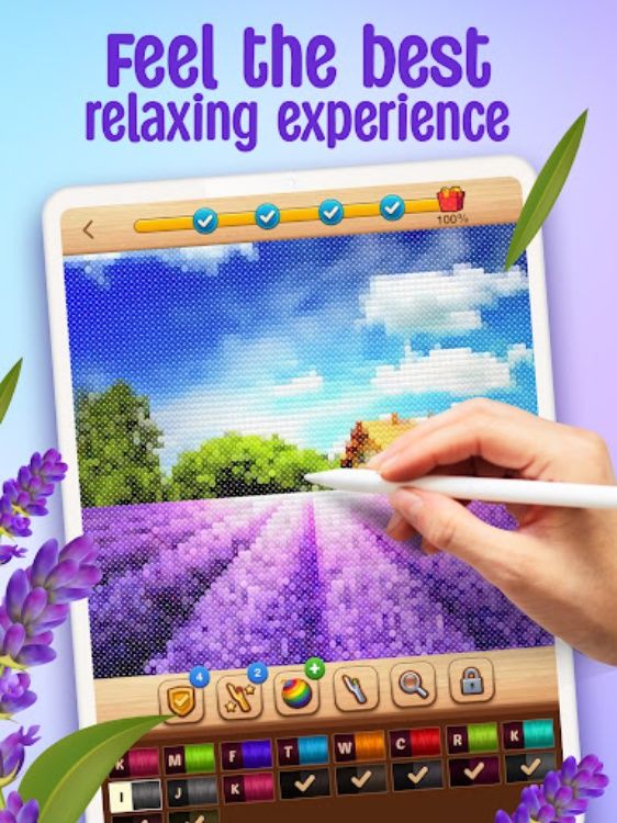 CrossStitch: Coloring Book