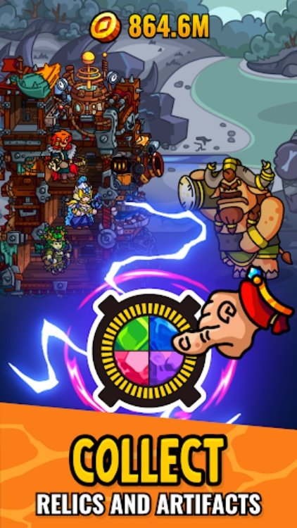 Taplands  idle clicker game