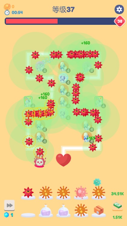 放置塔防：病毒入侵