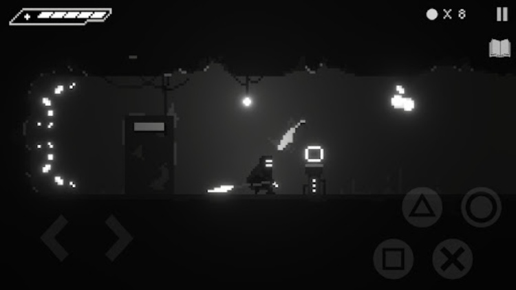 Narrow Dark Cave 2d pixel game