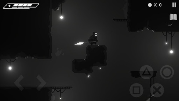 Narrow Dark Cave 2d pixel game