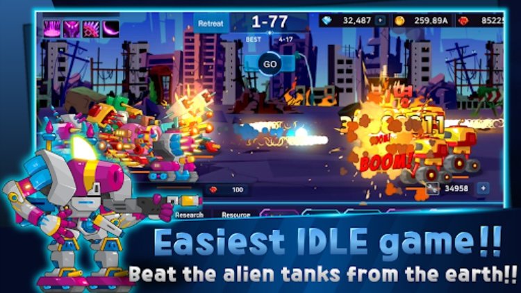 Mini Robot Tank : idle