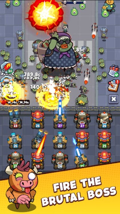 Merge Cannon  Idle zombie war