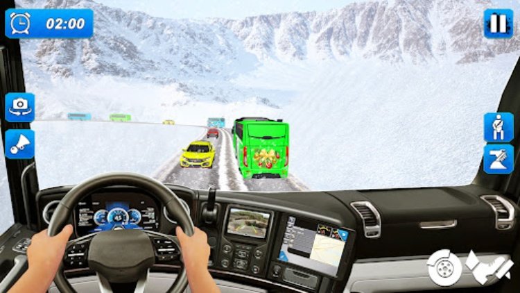 Snow Bus Simulator Games