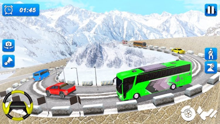Snow Bus Simulator Games