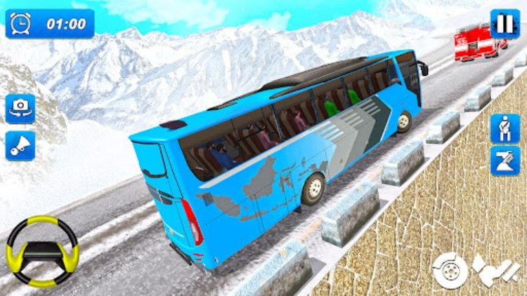 Snow Bus Simulator Games