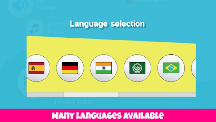 Farm animals game for babies