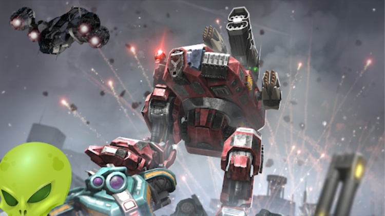 Robots Vs Aliens Death Match