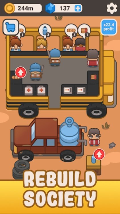 Idle Outpost: 商业管理模拟游戏