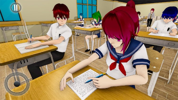 动漫女孩虚拟学校生活