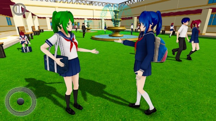 动漫女孩虚拟学校生活