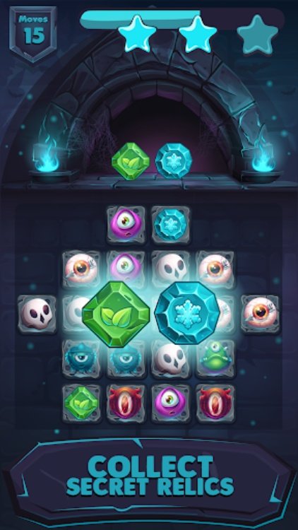 Crazy Monster  Match 3 Games