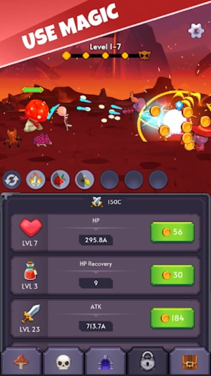 Mushroom Adventure: Idle RPG