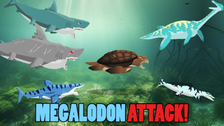 Megalodon Fights Sea Monsters