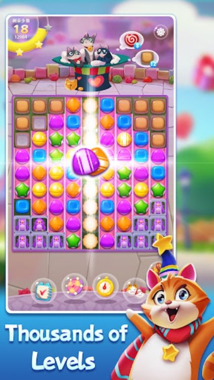 Candy Cat  Pet match 3 games