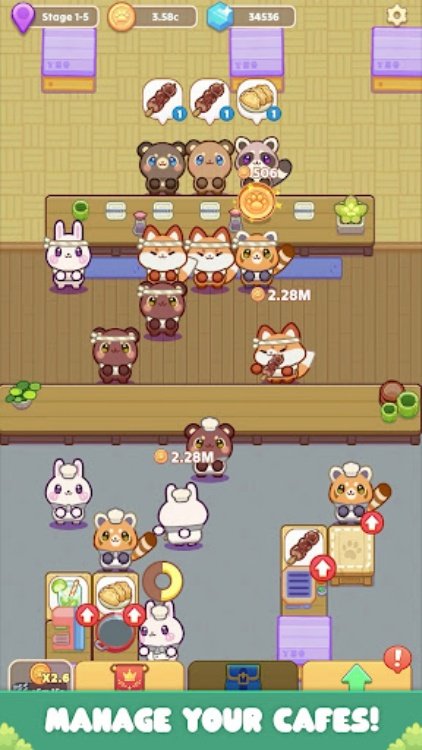 Cozy Cafe: Animal Restaurant