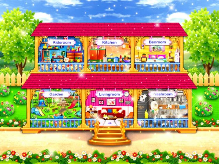 Princess House Cleanup Game