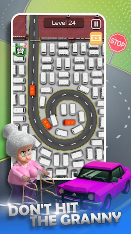 停车堵塞：停车场