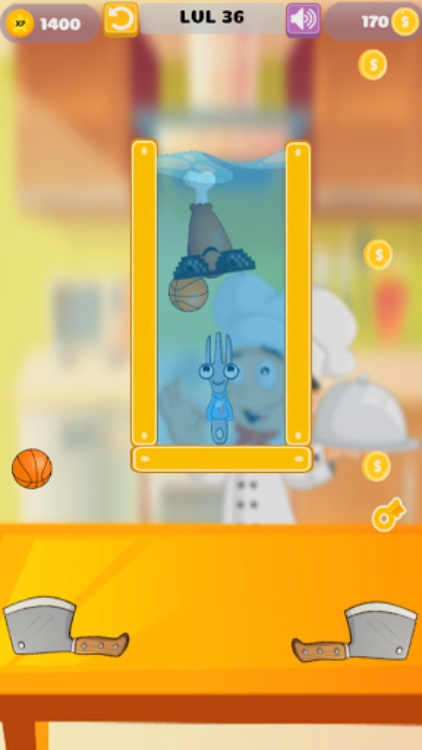 Catch a Sausage Physic puzzle