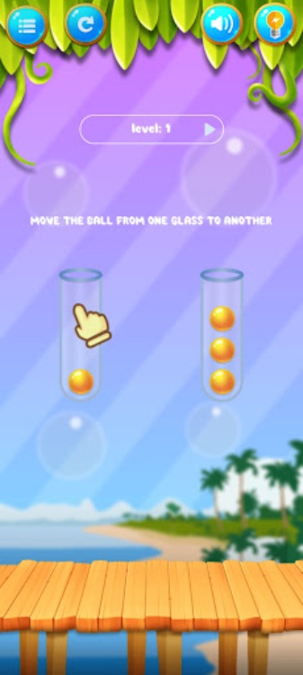 色球排序列表拉动游戏