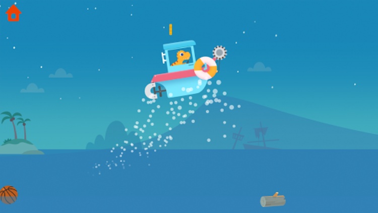 恐龙巡逻艇  驾驶摩托艇，海岸警察出发救援！