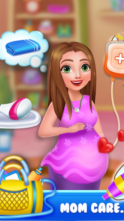 Mom newborn babysitter care