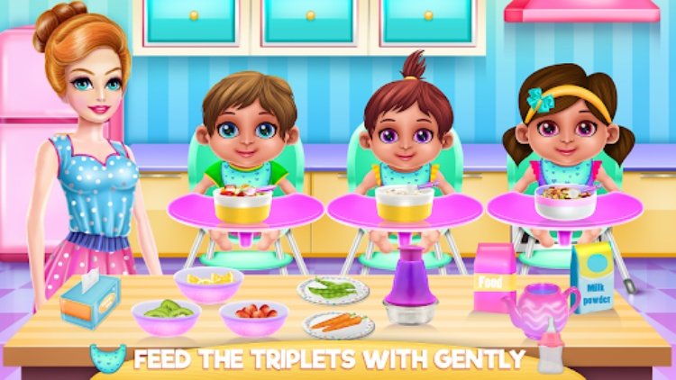 Crazy Mommy Triplets Care