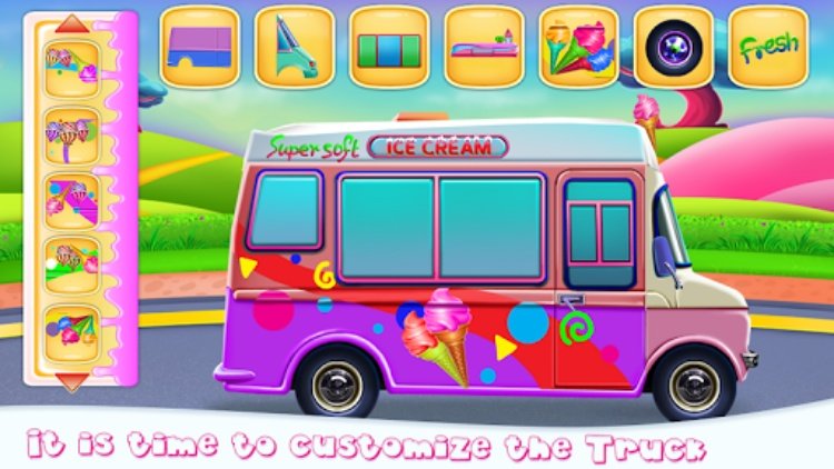 Girly Ice Cream Truck Car Wash