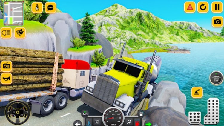 Log Cargo Transport Truck Game
