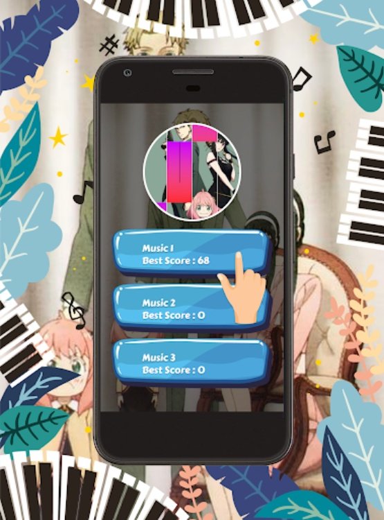 Piano Tiles Anime Spy X Family
